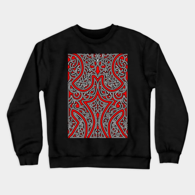 Tribal batak culture 33 Crewneck Sweatshirt by Hahanayas